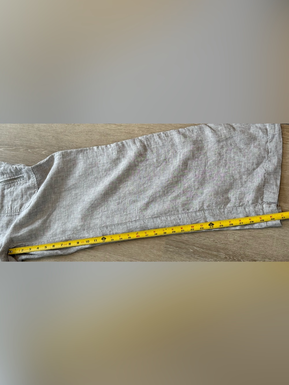 Athleta Cabo 100% Linen Wide Leg Pant Coastal Summer Casual Preppy Travel size 6 - Picture 10 of 10